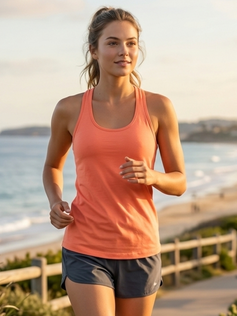 🎀lululemon athletica Coral Racerback Tank Top